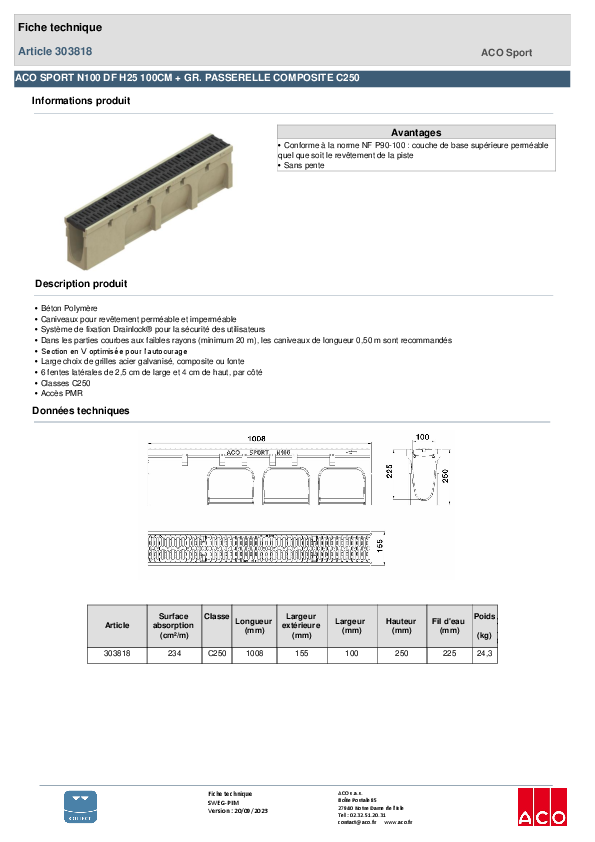 303818_ACO_SPORT_N100_DF_H25_100CM__-GR._PASSERELLE_COMPOSITE_C250.pdf