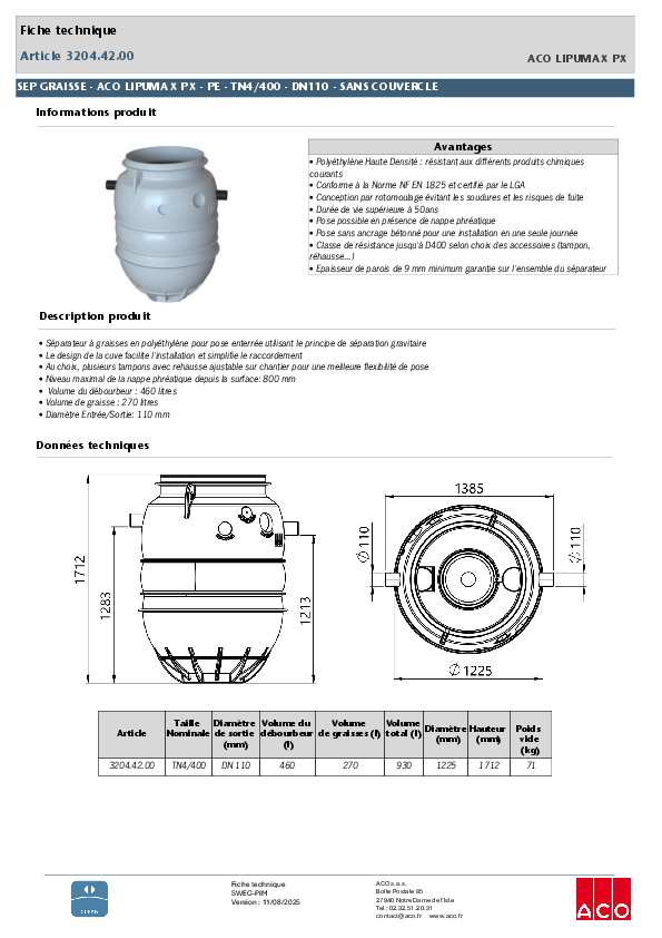 3204.42.00_SEP_GRAISSE_-_ACO_LIPUMAX_P-X_-_PE_-_TN4400_DN100_-_SANS_COUVERCLE.pdf
