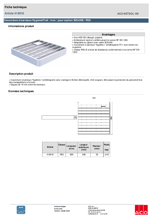 416916_GRILLE_BARREAUX_268X268_E30_BP30_-_R50_INOX_304_ELECTRO_-_ANTIDERAPANT.pdf