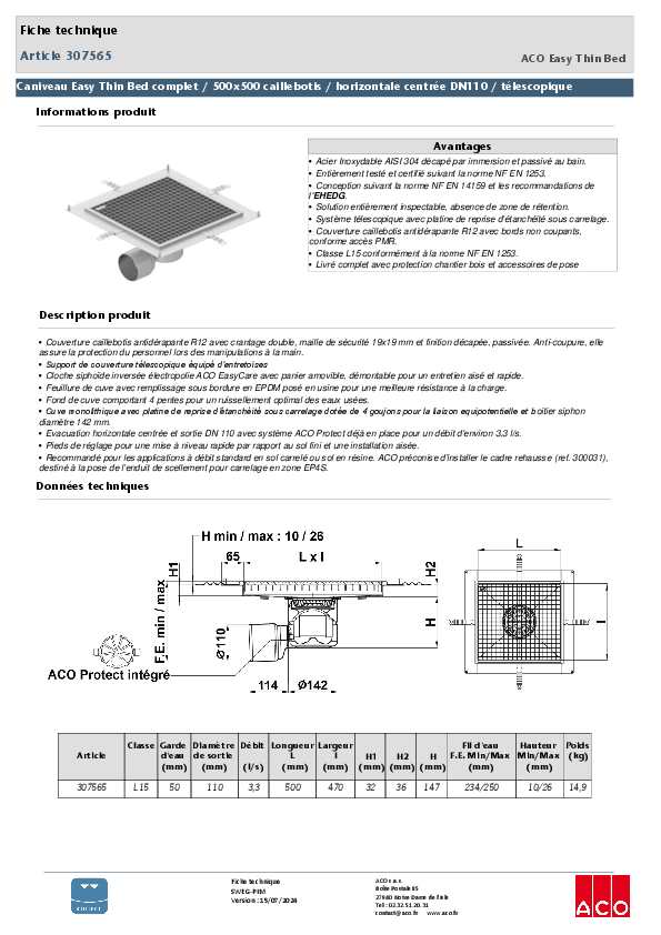 307565_CANIVEAU_EASY_THIN_BED__COMPLET_-_CAILLEBOTIS_-_500X500_-_HORIZ_DN_142-110_-_TELE_-_PLATINE.pdf