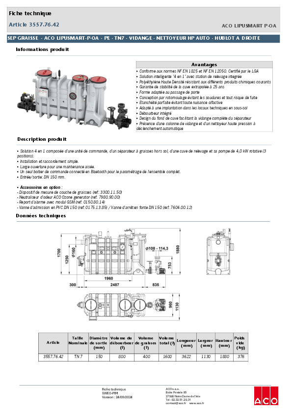 3557.76.42_SEP_GRAISSE_-_ACO_LIPUSMART-P-OA_-_PE_-_TN7_VIDANGE_-_NETTOYEUR_HP_AUTO_-_HUBLOT_DROITE.pdf