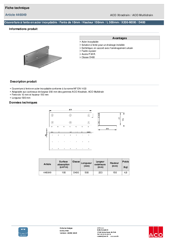 446049_COUVERTURE_A_FENTE_-_200_-_SIMPLE_FENTE_DE_10MM__LONGUEUR_500MM_-_HAUT_150MM_-_ACIER_INOX_-_D400.pdf