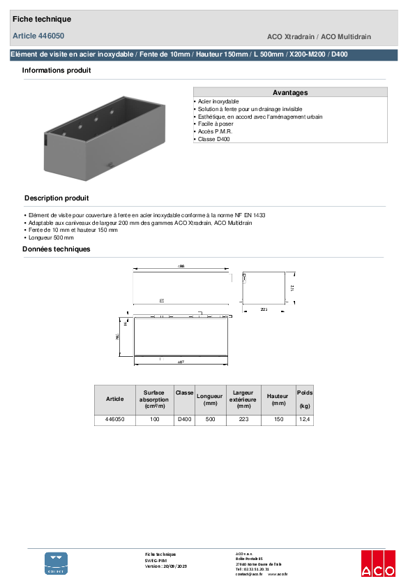 446050_ELEMENT_DE_VISITE_-_200_-_SIMPLE_FENTE_DE_10MM__LONGUEUR_500MM_-_HAUT_150MM_-_ACIER_INOX_-_D400.pdf