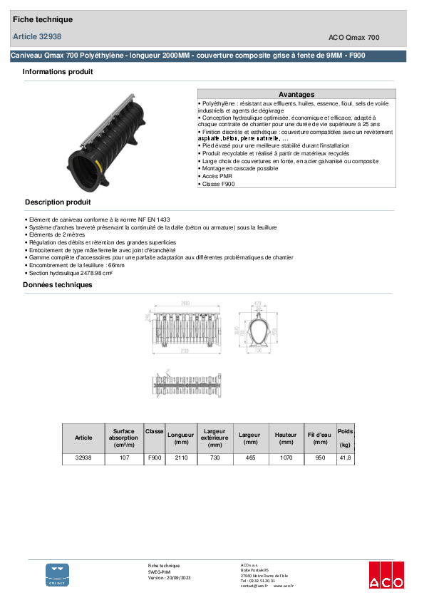32938_CANIVEAU_QMAX_700_2000MM_EN_POLYETHYLENE_-_F900__COUVERTURE_COMPOSITE_GRISE_-_FENTE_DE_9MM.pdf