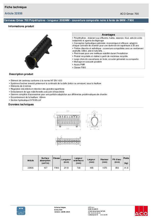 32936_CANIVEAU_QMAX_700_2000MM_EN_POLYETHYLENE_-_F900__COUVERTURE_COMPOSITE_NOIRE_-_FENTE_DE_9MM.pdf