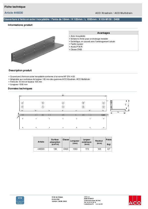 446030_COUVERTURE_A_FENTE_-_150_-_SIMPLE_FENTE_DE_10MM__LONGUEUR_1000MM_-_HAUT_105MM_-_ACIER_INOX_-_D400.pdf