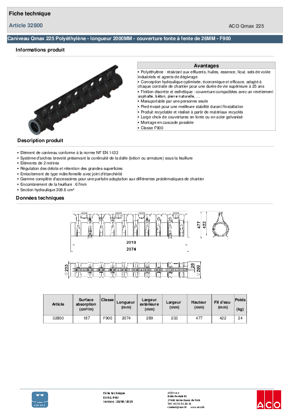 32800_CANIVEAU_QMAX_225_2000MM_EN_POLYETHYLENE_-_F900__COUVERTURE_FONTE_-_FENTE_DE_26MM.pdf