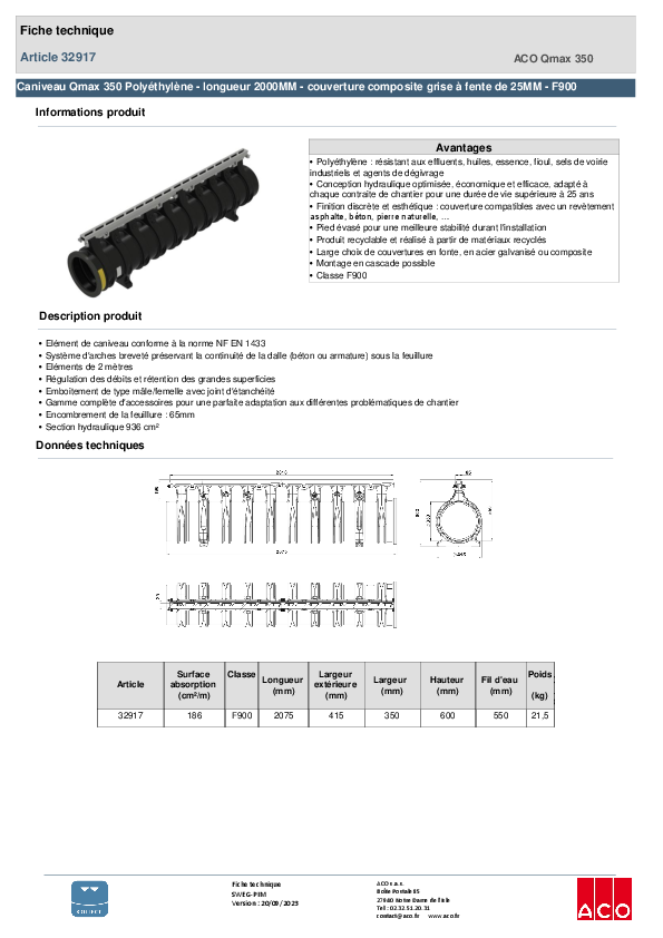32917_CANIVEAU_QMAX_350_2000MM_EN_POLYETHYLENE_-_F900__COUVERTURE_COMPOSITE_GRISE_-_FENTE_DE_25MM.pdf