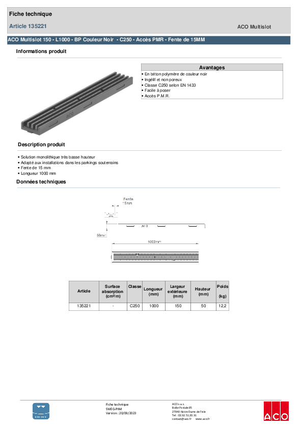 135221_ACO_Multislot_150_-_L1000_-_BP_couleur_Noire-C250_-_AccÞs_PMR_Fente_de_15MM.pdf