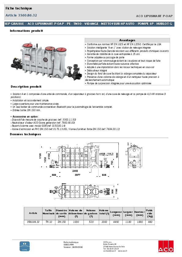 3560.86.32_SEP_GRAISSE_-_ACO_LIPUSMART-P-OAP_-_PE_-_TN10_VIDANGE_-_NETTOYEUR_HP_AUTO_-_POMPE_SP_-_HUBLOT_G.pdf