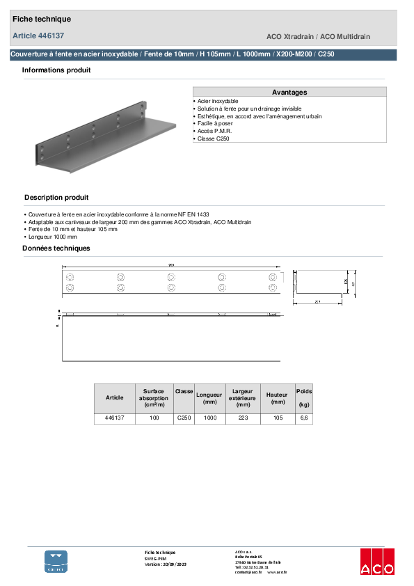 446137_COUVERTURE_A_FENTE_-_200_-_SIMPLE_FENTE_DE_10MM__LONGUEUR_1000MM_-_HAUT_105MM_-_ACIER_INOX_-_C250.pdf