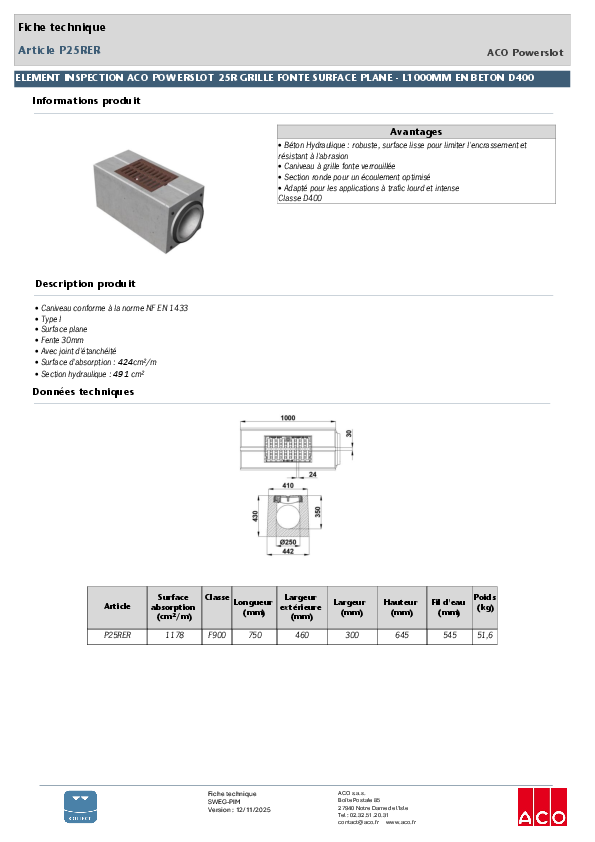 P25RER_ELEMENT_INSPECTION_ACO_POWERSLOT_25R_GRILLE_FONTE_SURFACE_PLANE_-_L1000MM_EN_BETON_D400.pdf