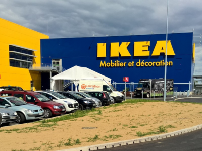Parking du Magasin IKEA Mulhouse