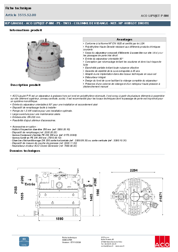 3515.52.00_SEP_GRAISSE_-_ACO_LIPUJET-P-RM_-_PE_-_TN15_COLONNE_DE_VIDANGE_-_NETTOYEUR_HP_-HUBLOT_A_DROITE.pdf