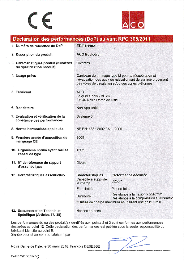 DoP-ACO-Basicdrain.pdf