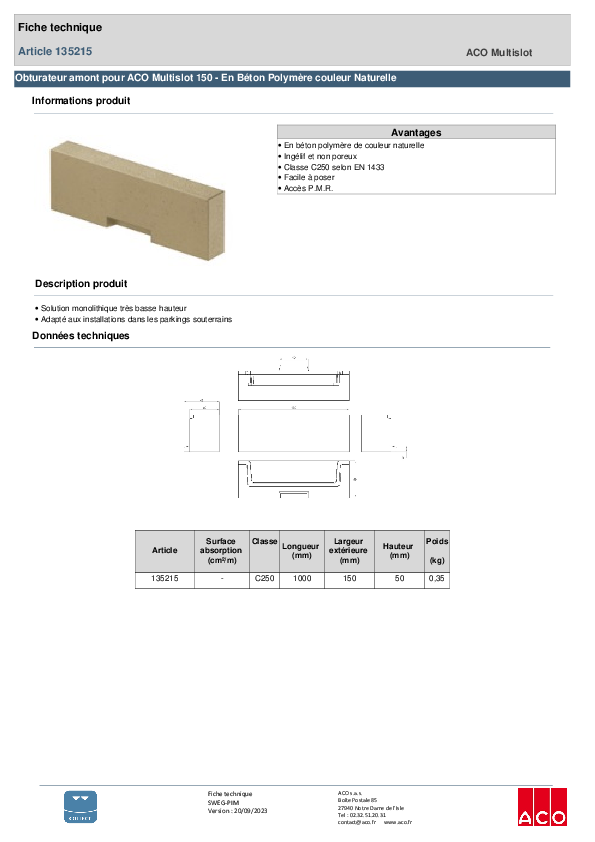 135215_Obturateur_amont_pour_ACO_Multislot_150-En_BÚton_PolymÞre_couleur_Naturelle.pdf
