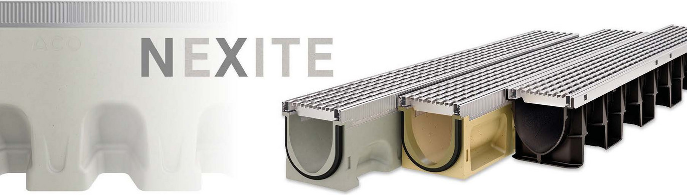ACO DRAIN® Multiline NX | ACO NEXITE® le nouveau matériau