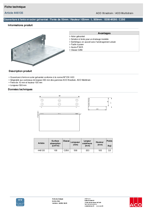 446135_COUVERTURE_A_FENTE_-_200_-_SIMPLE_FENTE_DE_10MM__LONGUEUR_500MM_-_HAUT_105MM_-_ACIER_GALVA_-_C250.pdf