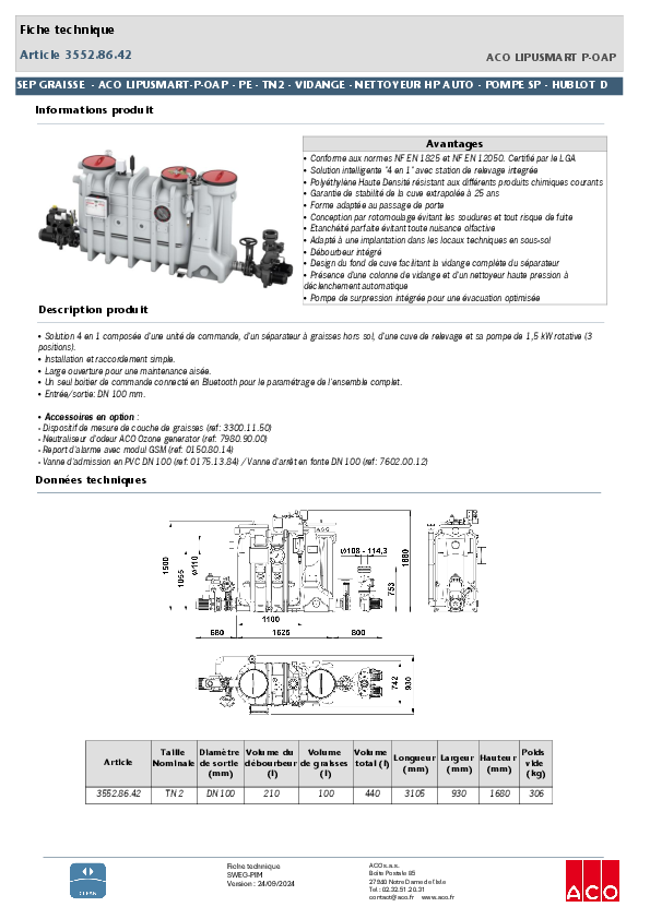 3552.86.42_SEP_GRAISSE_-_ACO_LIPUSMART-P-OAP_-_PE_-_TN2_VIDANGE_-_NETTOYEUR_HP_AUTO_-_POMPE_SP_-_HUBLOT_D.pdf