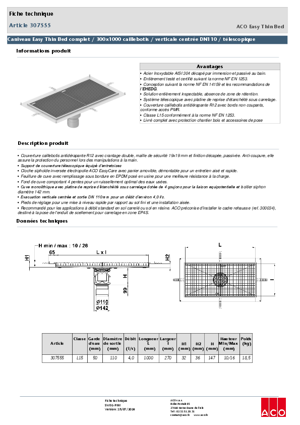 307555_CANIVEAU_EASY_THIN_BED__COMPLET_-_CAILLEBOTIS_-_300X1000_-_VERTICALE_DN_142-110_-_TELE_-_PLATINE.pdf