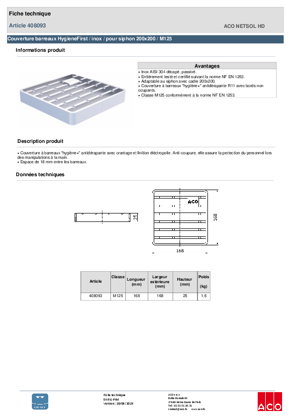 408093_GRILLE_BARREAUX_168X168_E25_BP25_-_M125_INOX_304_ELECTRO_-_ANTIDERAPANT.pdf