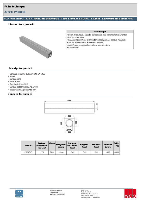 P50RFUE_ACO_POWERSLOT_50R_A_FENTE_INTERROMPUE_-_TYPE_I_SURFACE_PLANE_-_F30MM_-_L4000MM_EN_BETON_F900.pdf