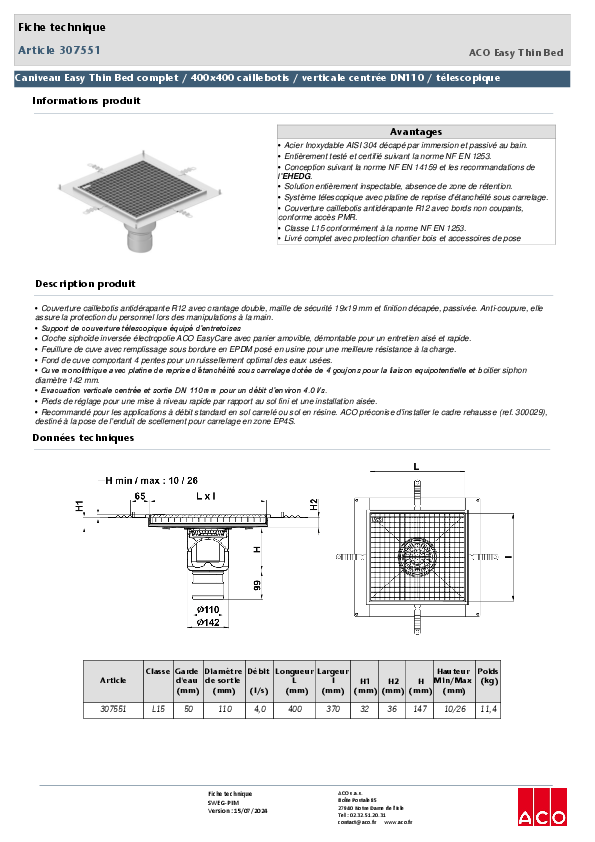 307551_CANIVEAU_EASY_THIN_BED__COMPLET_-_CAILLEBOTIS_-_400X400_-_VERTICALE_DN_142-110_-_TELE_-_PLATINE.pdf