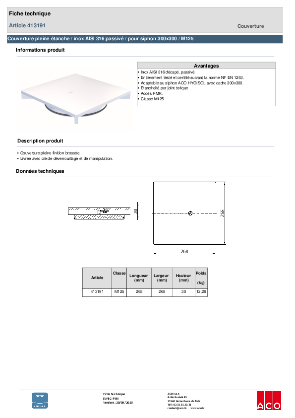 413191_COUVERTURE_PLEINE_ETANCHE_-_INOX_AISI_316_PASSIVE_POUR_SIPHON_300X300_-_H25_-_M125.pdf