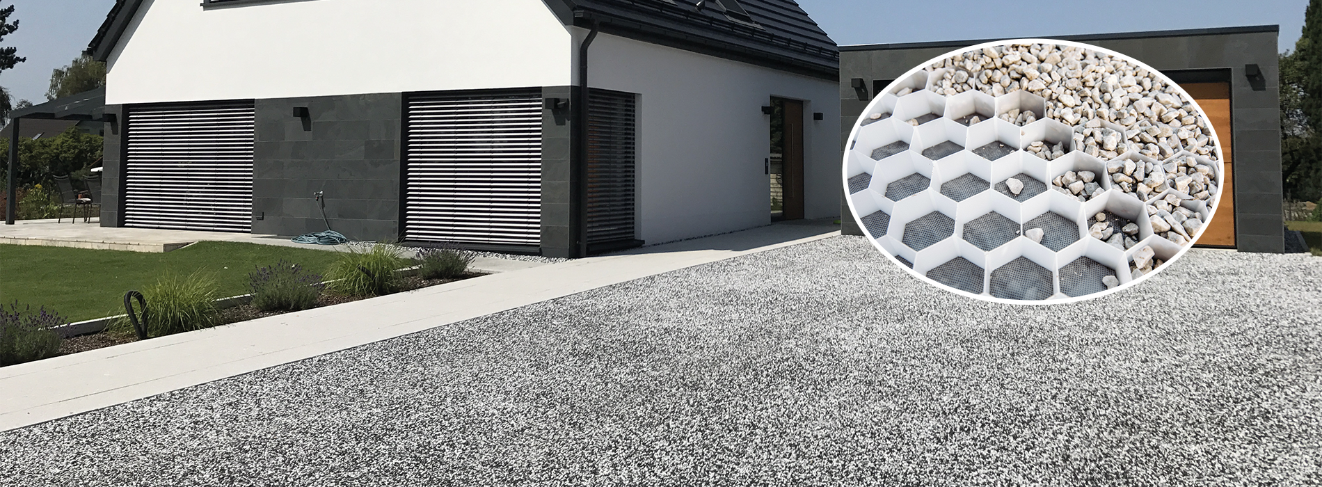 ACO Gravel
Dalle de stabilisation de graviers