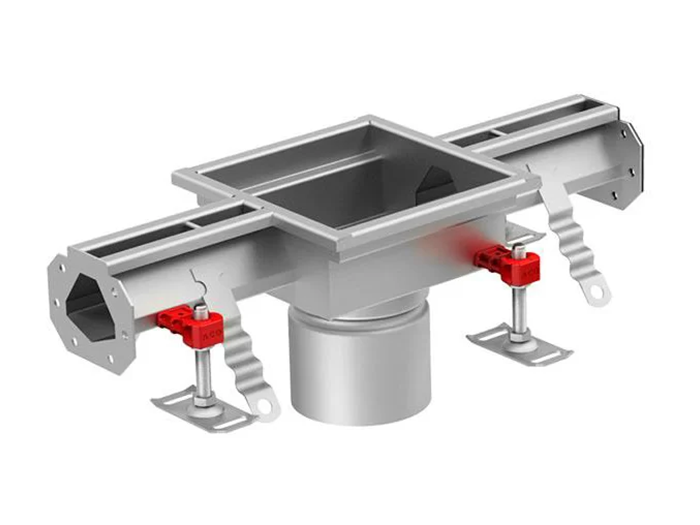 Caniveau inox à fente ou à grille pour le drainage intérieur des bâtiments - ACO Modul